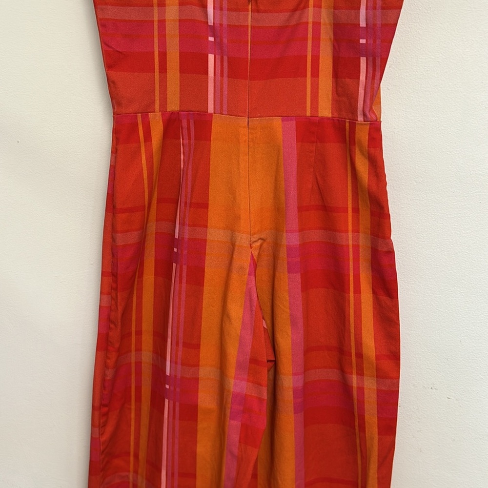 Anthropologie Corey Lynn Calter Ayla Wide Leg Women’s Size M Red Orange Jumpsuit - Picture 12 of 16